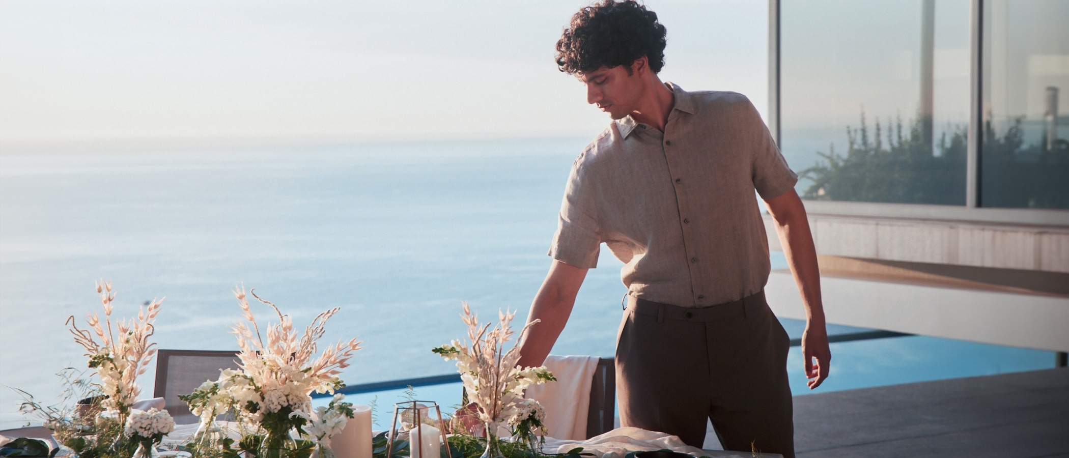 قمصان كتان رجالي